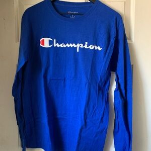 Champion Blue Long Sleeve Shirt